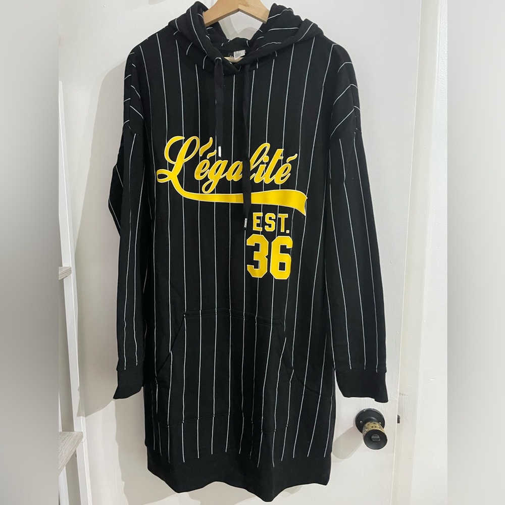 H&M sporty hoodie dress